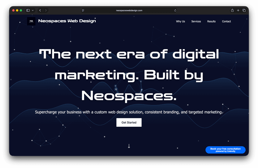 Neospaces Web Design Screenshot