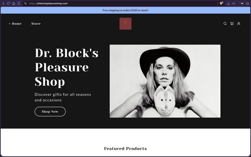 Pleasure Shop Screenshot